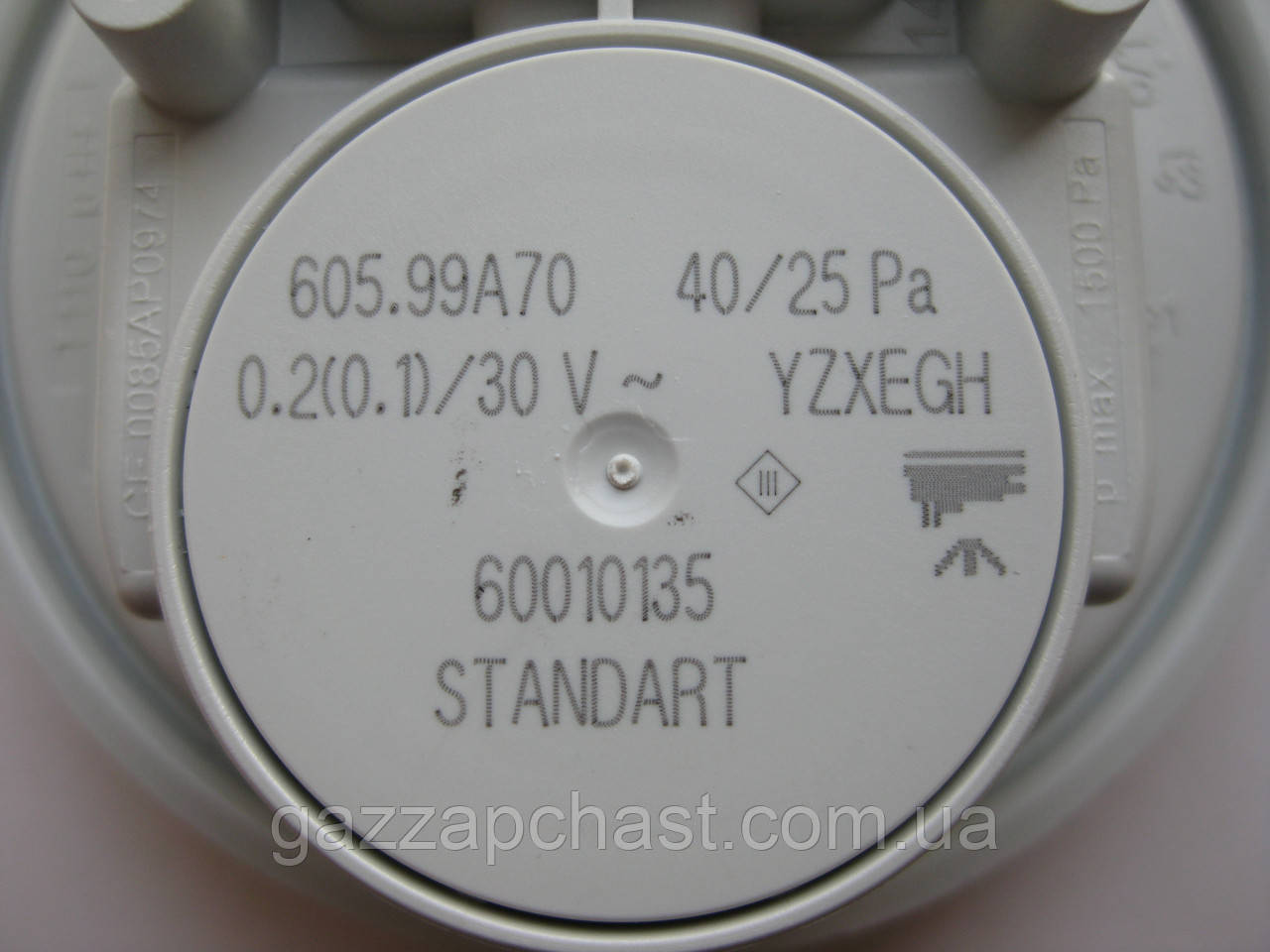 Датчик вентилятора (пресостат) Huba 40/25 Pa Demrad Atron, Nepto; Protherm Рись (3003202405) - Зображення 4