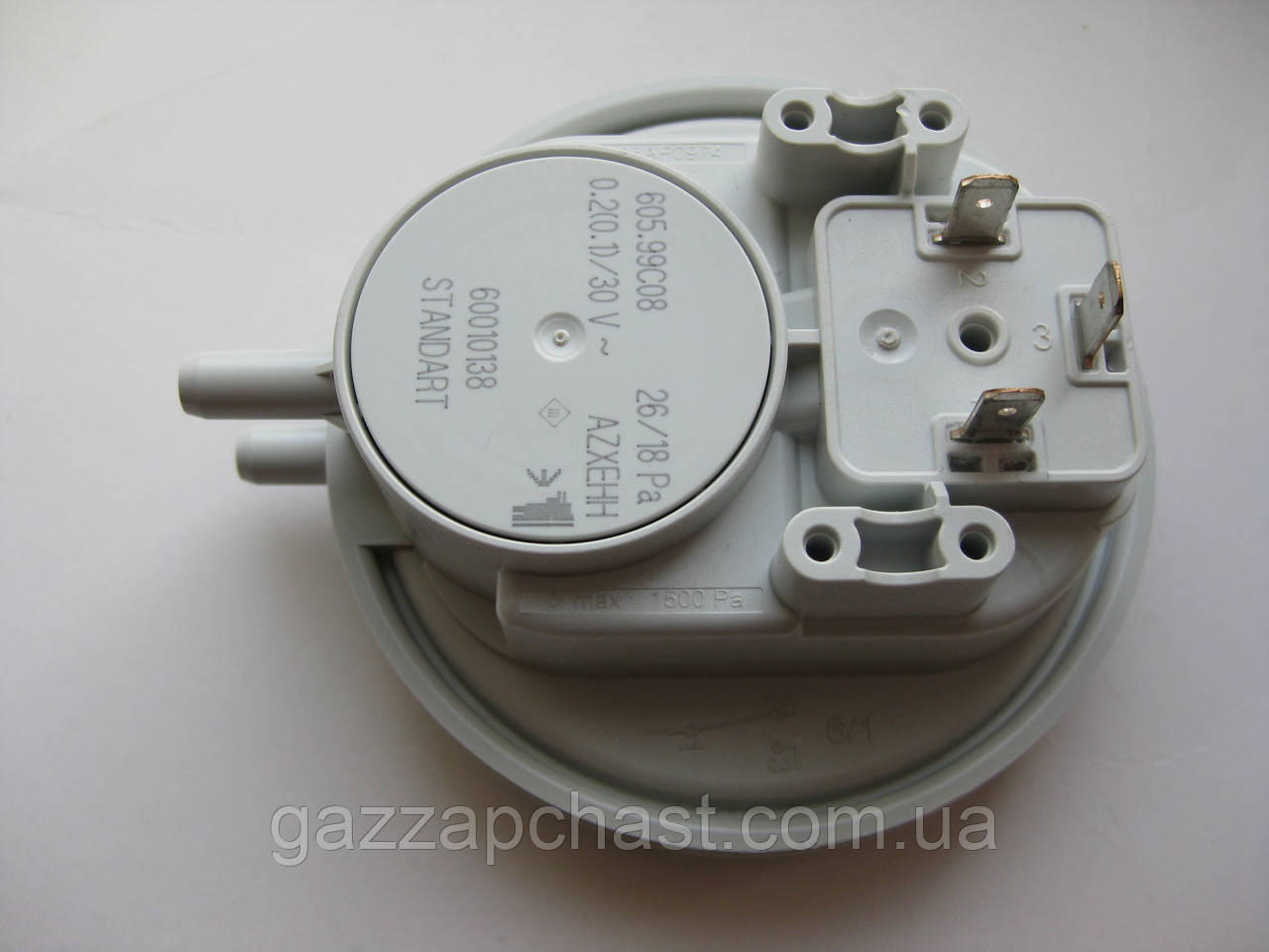 Пресостат Huba Control (Швейцарія) 26/18 Pa для побутових газових котлів (60010138) - Зображення 2