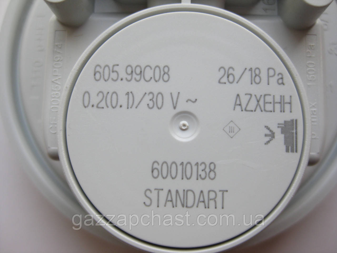 Пресостат Huba Control (Швейцарія) 26/18 Pa для побутових газових котлів (60010138) - Зображення 5