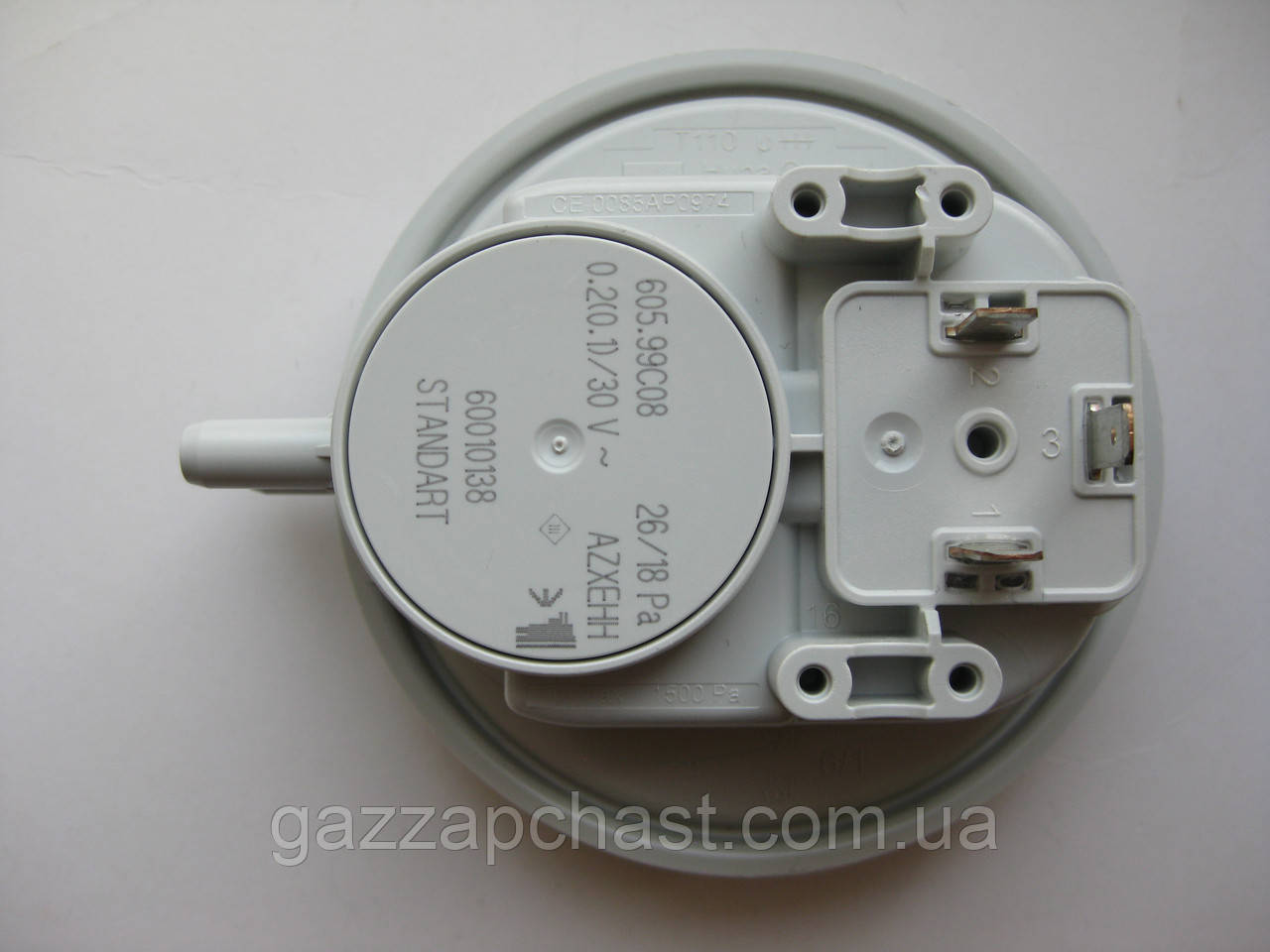 Пресостат Huba Control (Швейцарія) 26/18 Pa для побутових газових котлів (60010138) - Зображення 7