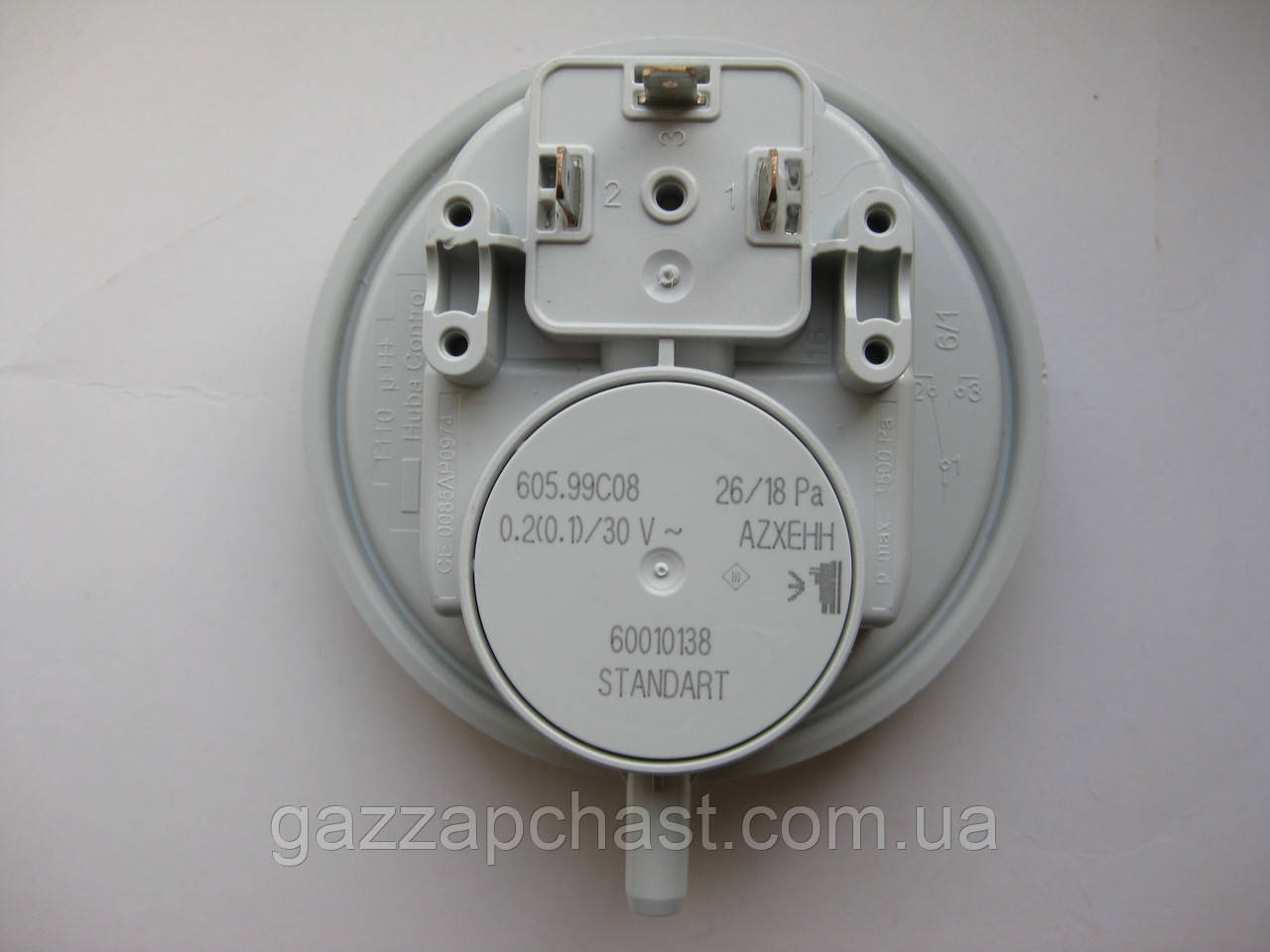 Пресостат Huba Control (Швейцарія) 26/18 Pa для побутових газових котлів (60010138) - Зображення 8
