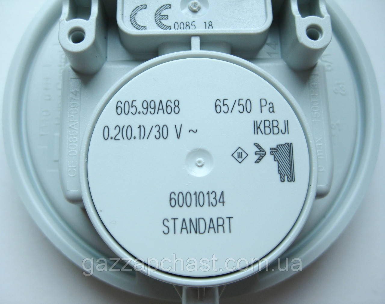 Пресостат Huba Control 65/50 Pa для побутових газових котлів (60010134) - Зображення 4