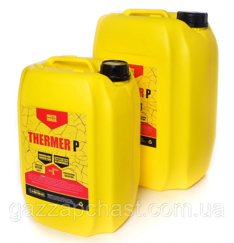 Антифриз для систем опалення на основі пропіленгліколю THERMER® P 10 л, MBTP10 - Зображення 4