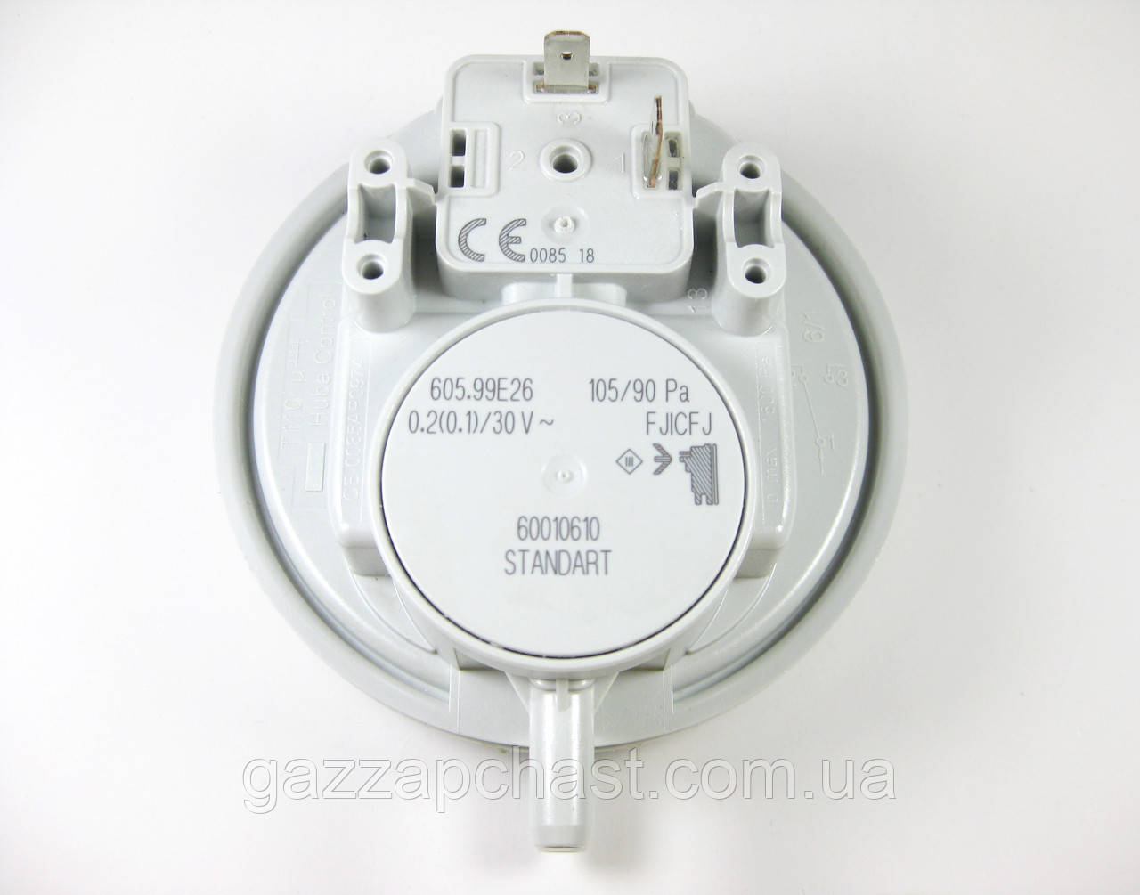 Пресостат Demrad Kalisto, Tayros, Aden, Solaris 28 - 30 квт, 105/90 Pa (3003200136) - Зображення 2
