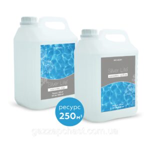 Засіб для дезінфекції води в басейні і видалення водоростей Silver Life, 2*5 л СВ40