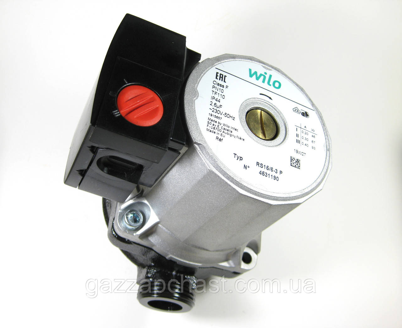 Насос для електричних котлів Wilo RS 15/6-3 P (56982604) - Зображення 4
