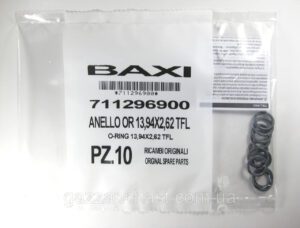 Комплект прокладок теплообмінника Westen Quasar D, Baxi Main Four, Main 5 (10шт.) (711296900)