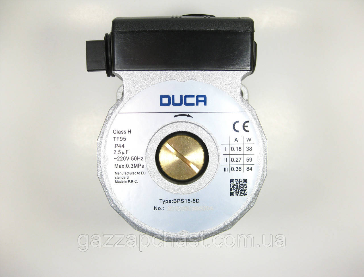 Насос Duca 15-5D, аналог Wilo KSL 15/5-3 C Viessmann, Vaillant, Ferroli, Fondital та ін. 21 мм (D6821) - Зображення 2