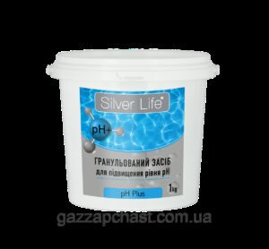 Засіб для підвищення рівня pH води в басейні Silver Life pH Plus (гранули), 1 кг