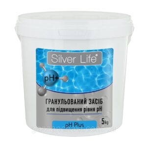 Засіб для підвищення рівня pH води в басейні Silver Life pH Plus (гранули), 5 кг