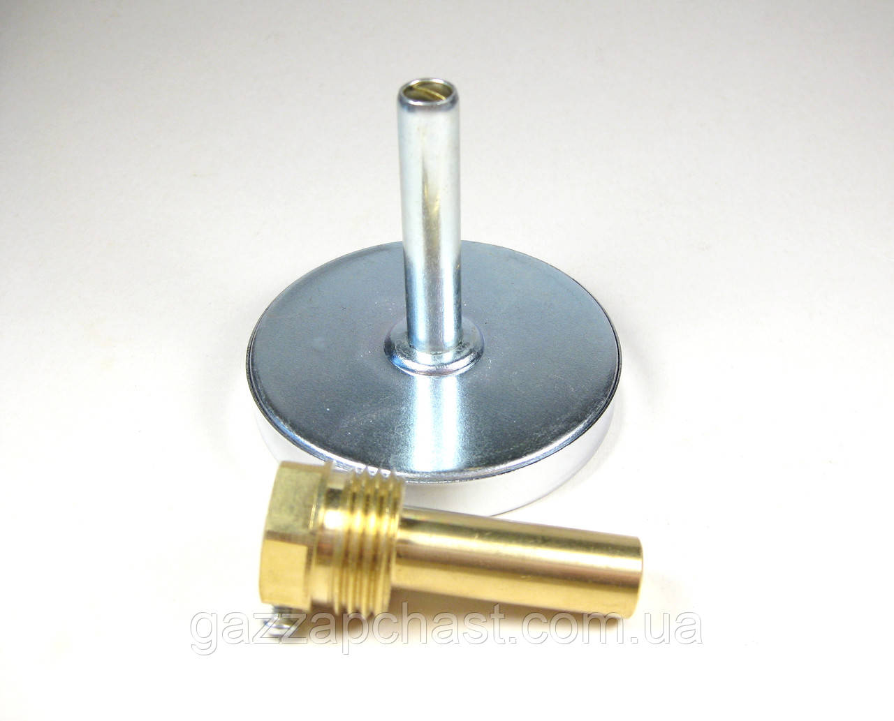 Термометр осьовий Arthermo під занурювальну гільзу 1/2", Ø 63 мм, 0-120ºС, ІталІя (63121) - Зображення 5