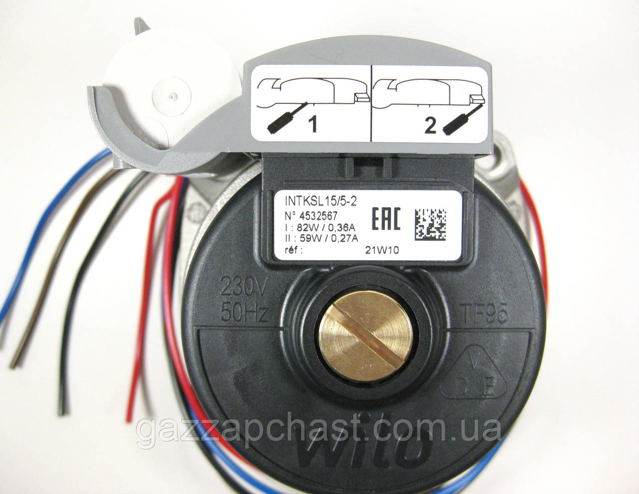 Насос Wilo для котлів Ariston, Chaffoteaux, Protherm (двошвидкісний) (65104319) - Зображення 4