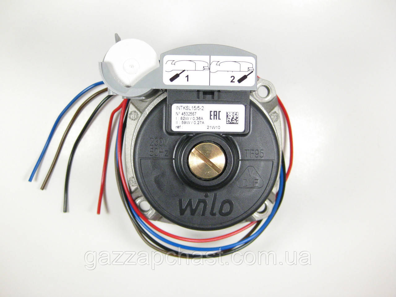 Насос Wilo для котлів Ariston, Chaffoteaux, Protherm (двошвидкісний) (65104319) - Зображення 3