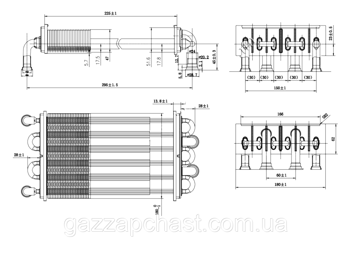 Теплообмінник Ferroli Domiproject F24, Fereasy F24 (39819540) - Зображення 7