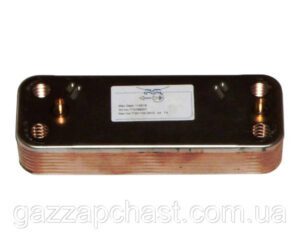 Теплообмінник пластинчастий (16 пл.) Baxi Eco, Eco 3 Compact, Luna, EcoFour, Fourtech /Westen Energy, Pulsar