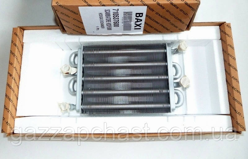 Теплообмінник Baxi Main 5, оригінальний (710537600) - Зображення 6